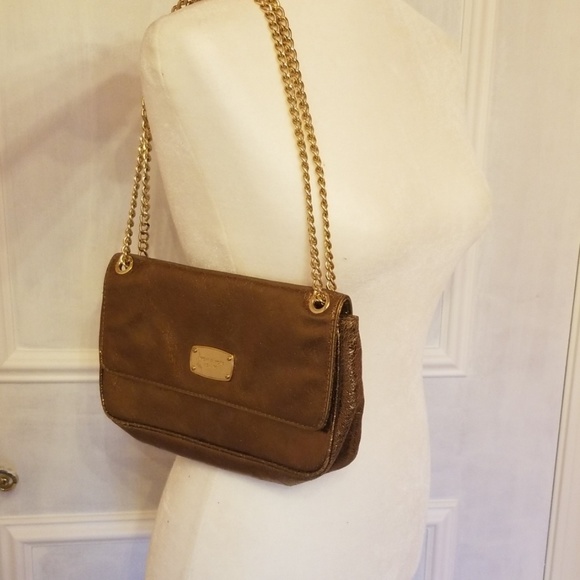 MICHAEL KORS bronze gold bag - Picture 6 of 7